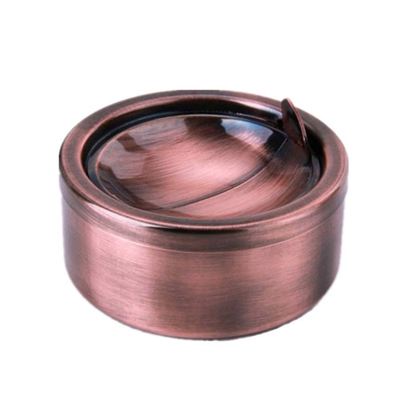 Zaoniy Smokeless Metal Ashtray with a Lid cover for Cigarettes -Windproof Outdoor Ashtrays Can Patio Outdoor Indoor Decorative Fancy Ash Tray - Image 1
